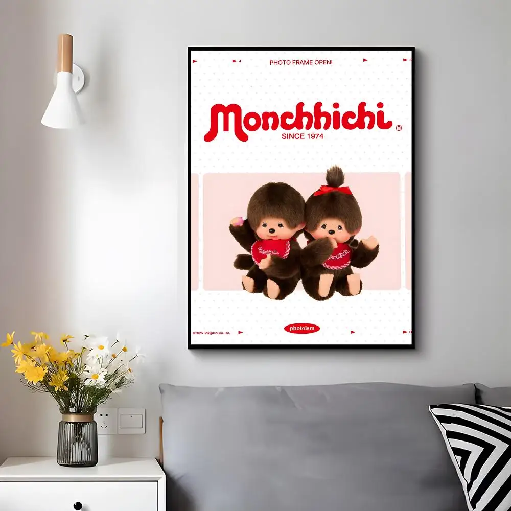 Vintage Toy M-monchhichi Poster Modern Luxury Wall Poster Home Decor Space Enhancer