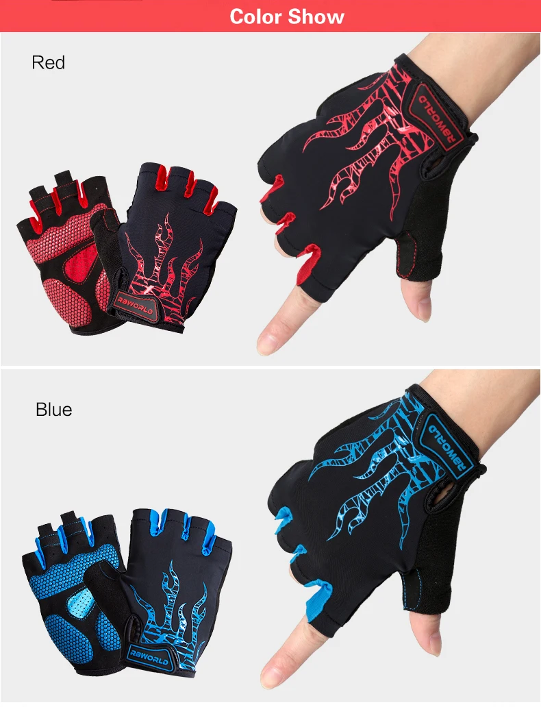 Herren MTB Bike Motocross Handschuhe Halbfinger-Radfahrhandschuhe Luvas Guantes für Fahrrad – Detail 10