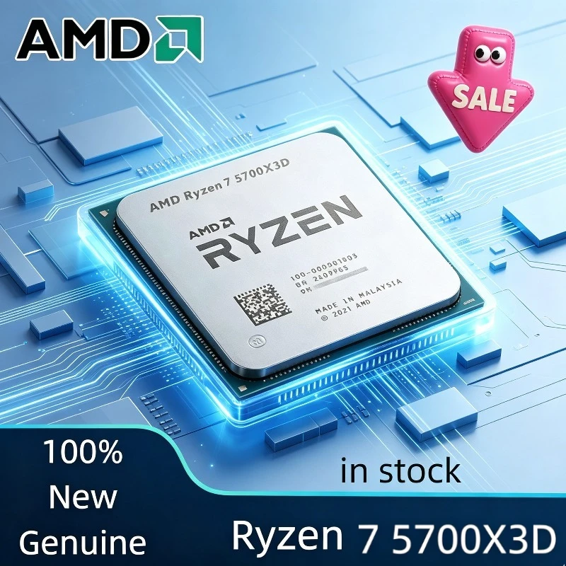 Amd Cpu Ryzen 7 - Processador AMD Ryzen 7 5700X3D Bulk