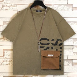 Summer Plus Size Cotton Men's Casual Round Neck Short Sleeve T-shirt 11xl 10xl 180kg oversized t shirt 9XL 8XL 7XL men clothing