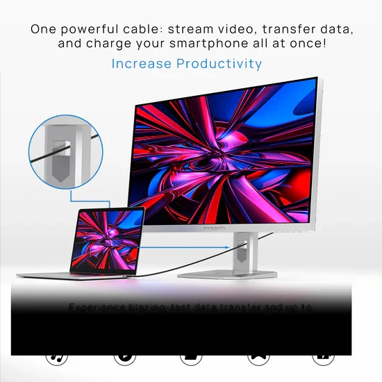 INNOCN GAMING Monitor 32M2V 32 Zoll 144 Hz 4K Display MINI LED IPS Bildschirm HDR1000 TYPE-C+HDMI+DP+USB