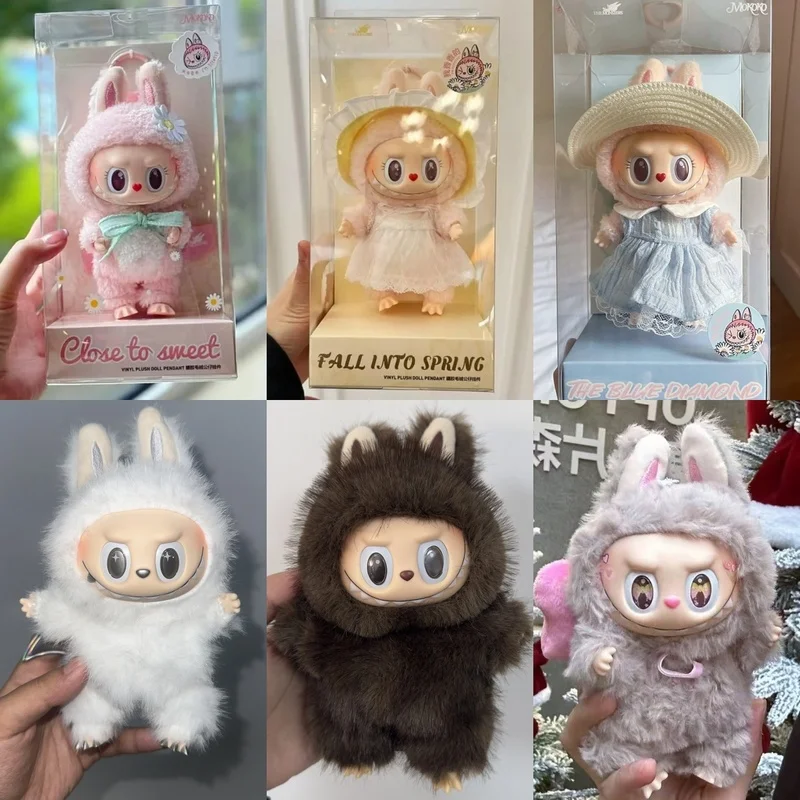 

Hot Sale 1:1 Replica Labubu Series Blind Box Mokoko Spring Flower Sweetheart Monster Vinyl Doll Cute Pendant Ornament Xmas Gift