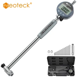 Neoteck indicatore digitale in lega di alluminio alesaggio calibri 50-160MM indicatore 0.01MM quadrante alesaggio misura interna strumento cilindro