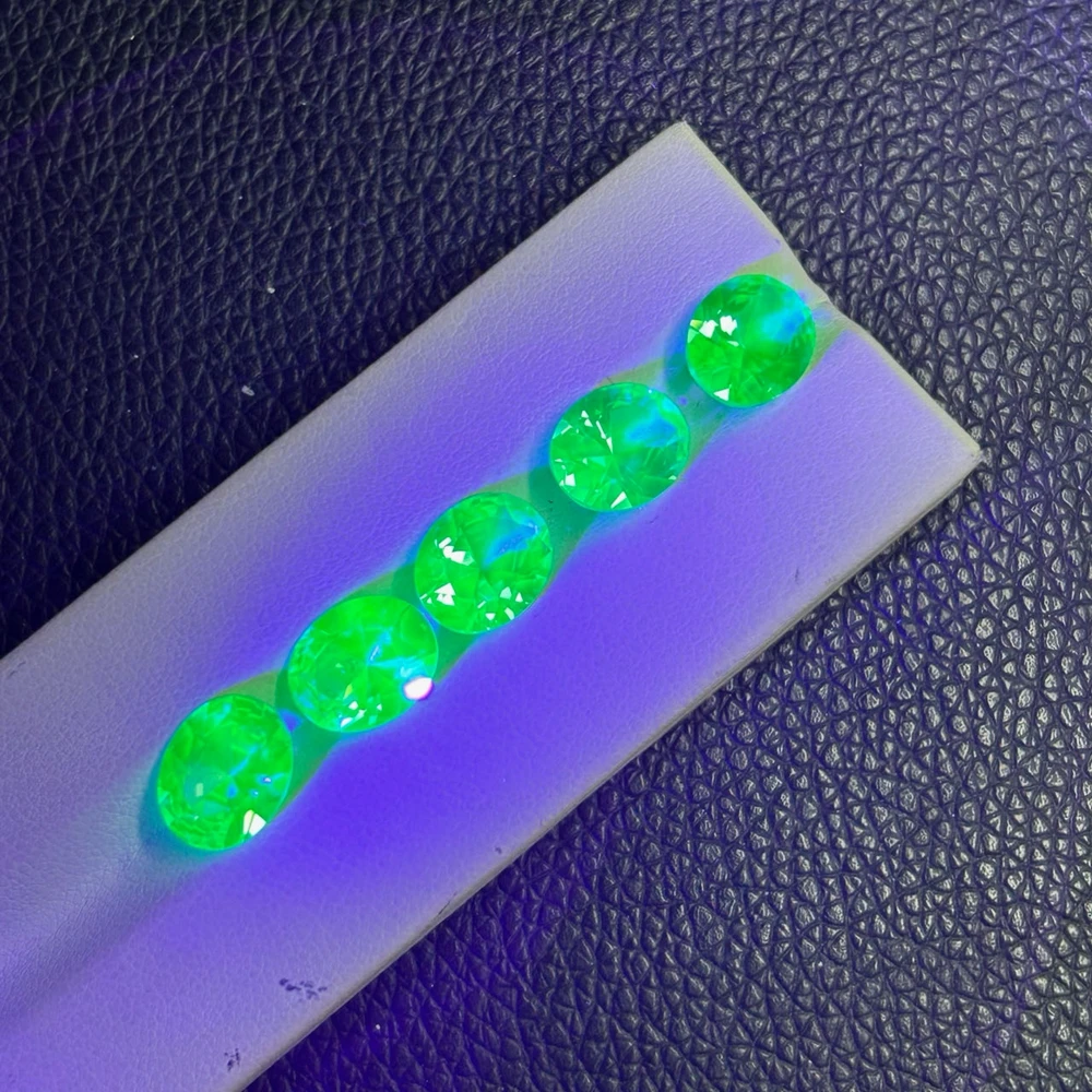 

50 Pieces 1 Bag Oval 5x7mm to 12x16mm Light Green Synthetic Spinel Loose Gemstones