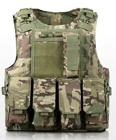 Gilet tactique de Camouflage pour enfants garçons, armure de Combat pare-balles, hauts, équipement militaire de plein air, uniforme de chasse des Forces spéciales