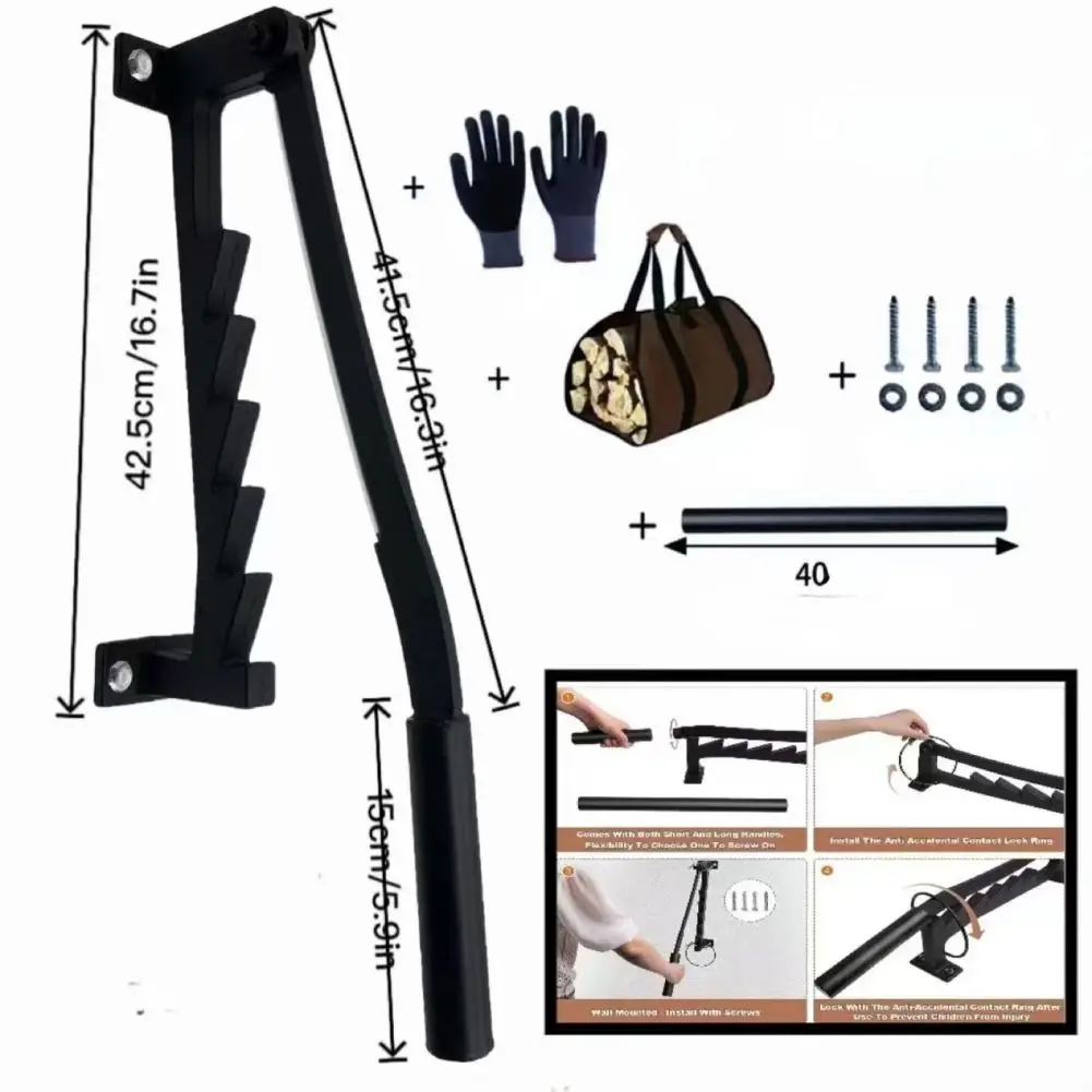 เครื่องแยกไม้ก๊อกแบบติดผนัง, เครื่องแยกไม้ฟืนพร้อมกระเป๋าโท้ทเครื่องตัดฟืน