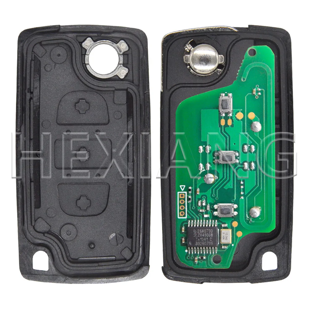 HE Car Remote Key For Peugeot 207 307 308 407 CC SW Citroen C1 C2 C3 C4 C5 Picasso CE0523 ID46 PCF7941Chip HU83/VA2 433ASK/FSK view 4