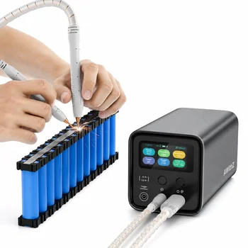AWithZ UF20B Spot Welder Super Farad Capacitor Spot Welding Machine 18650 Lithium Battery…