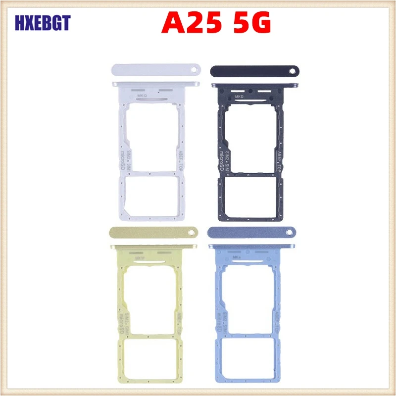 

For Samsung Galaxy A25 5G A256B Dual SIM Card Tray Card Tray Adapter Sim Slot Holder Socket Replacement Part