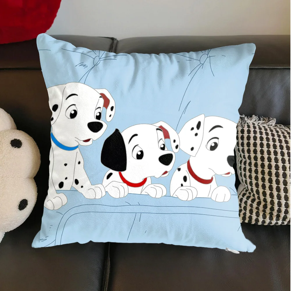 Kawaii p-pongo الكلاب المخدة غطاء الوسادة 45x45 الوسائد الزينة عيد الميلاد الديكور 2026 هدية شخصية الشمال المنزل #6