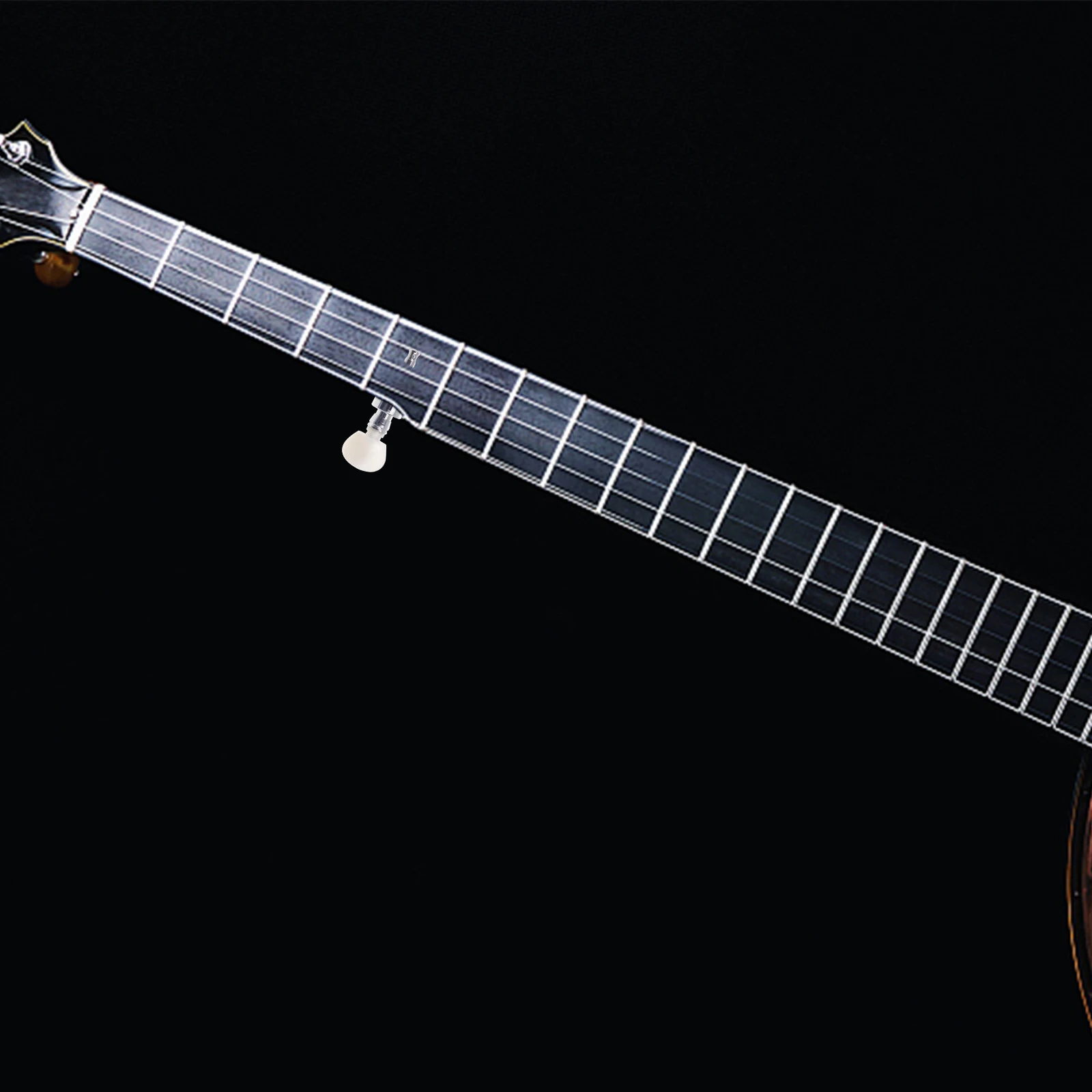 

1Pcs Banjo Replacement String Adjuster Alloy Durable White Banjo Tuning Button Easy Cleaning Tool Stringed Instrument Tuner