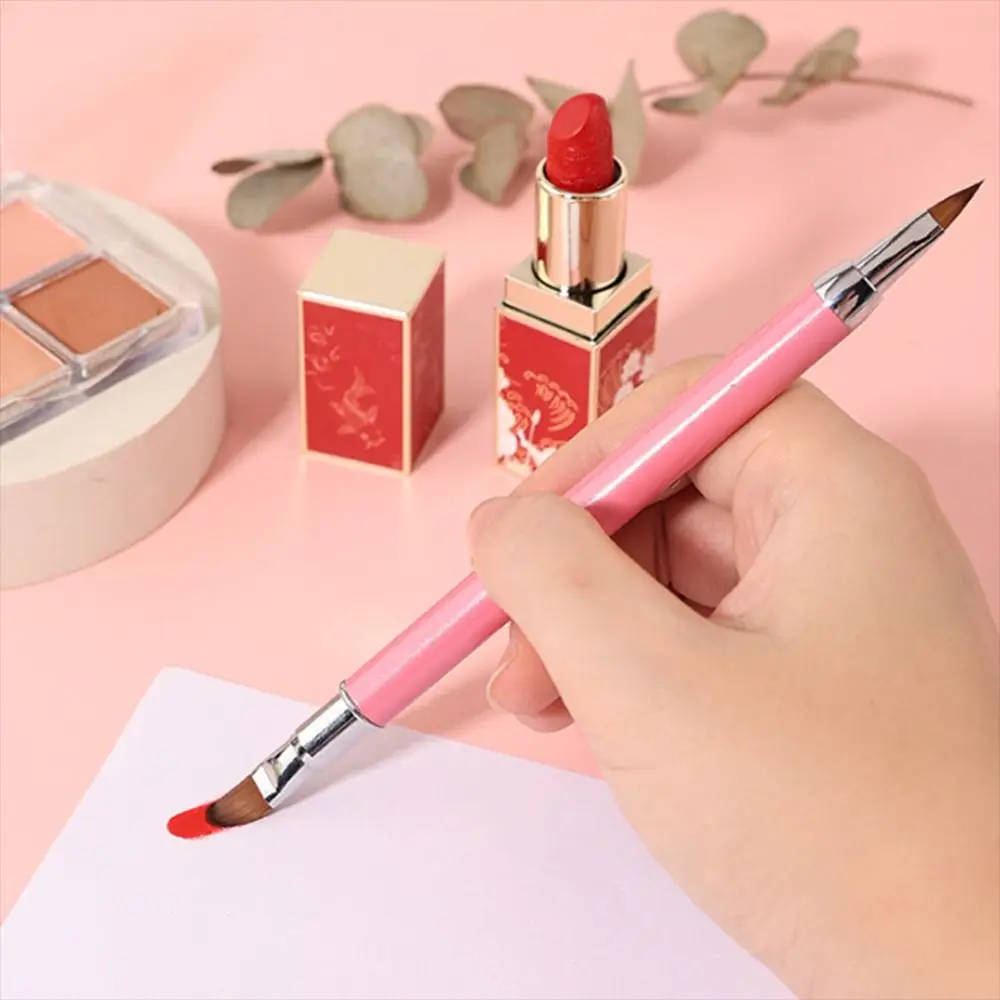 Make Up Tools Retractable Double-headed Lip Brush Creative Portable Lip Liner Brush Multifunction Single Lipstick Brush Women