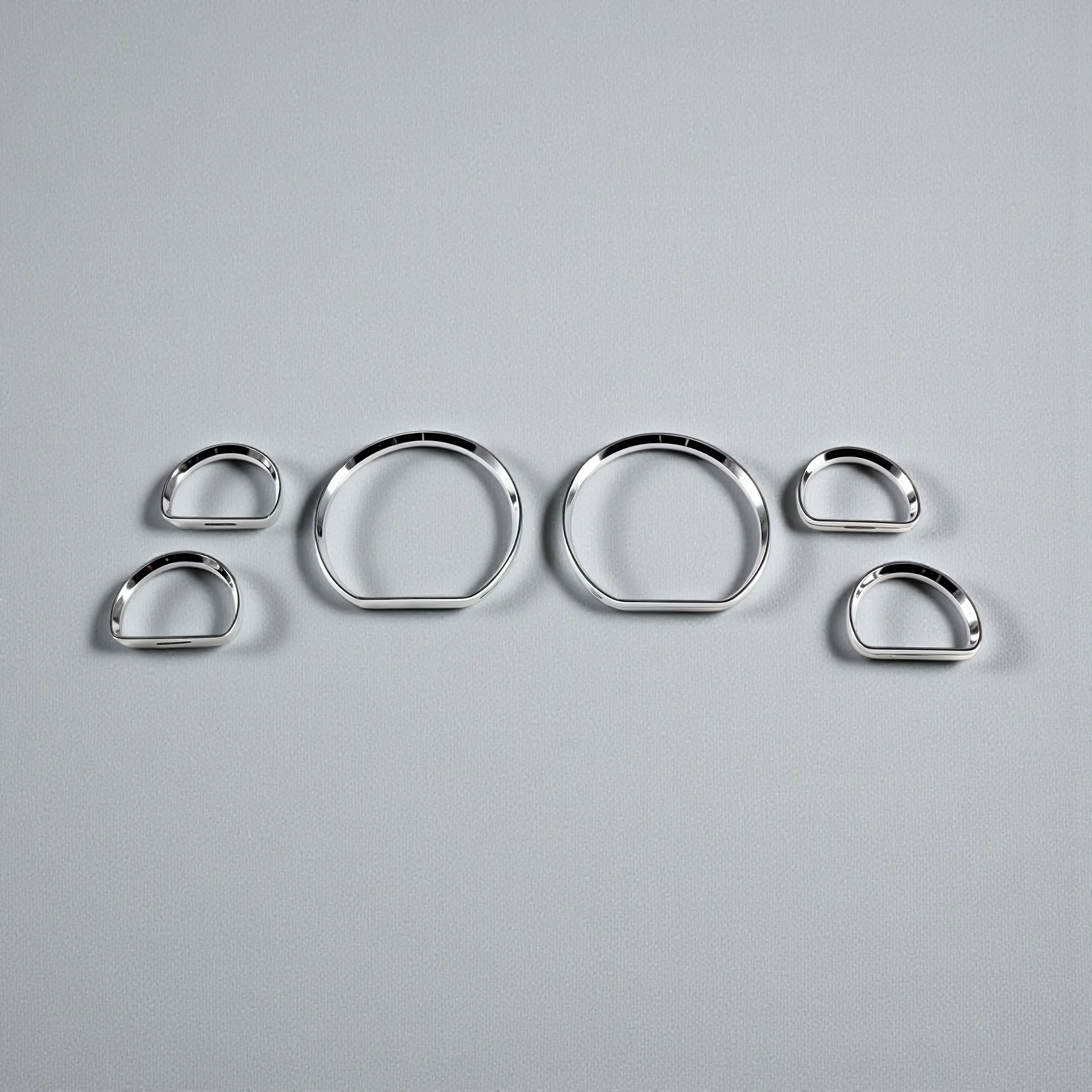 

Instrument Cluster Speedometer Dial Accent Ring Chrome Gauge Bezel Replacement for Ford Mustang 94-04 1994-2004