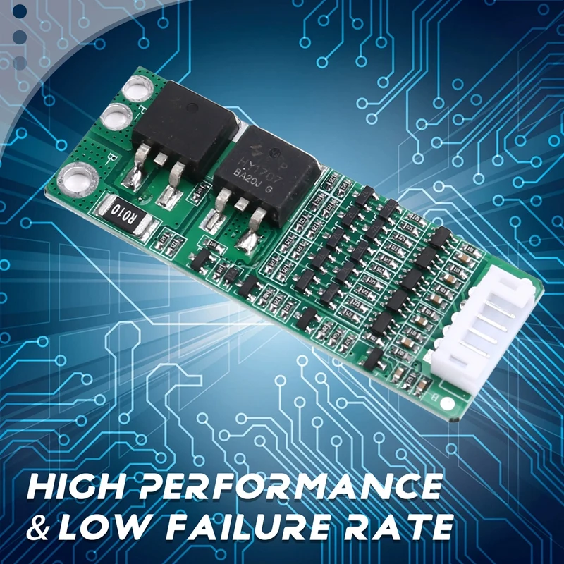 3 pces 5S 16v 18.5v 15a li-ion placa de proteção da bateria de lítio com sobrecarga excessiva proteção contra curto-circuito