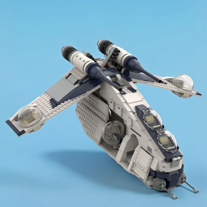 ตัวต่อ MOC Star Battle Cool Starfighter 1063 ชิ้น แบบประกอบสร้างสรรค์ ของเล่นเสริมพัฒนาการเด็ก ของขวัญคริสต์มาส