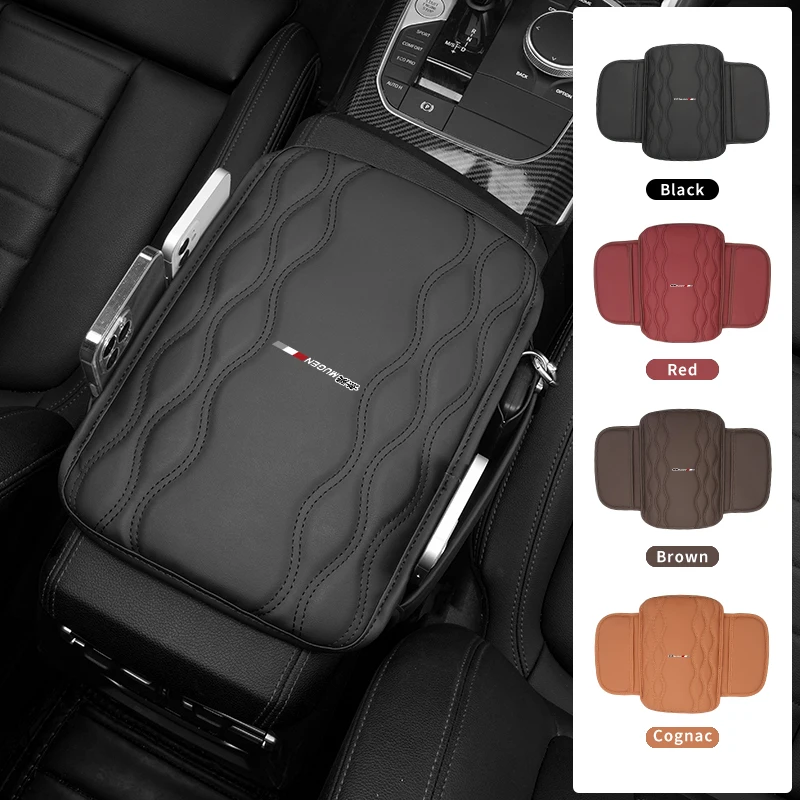 

Car Armrest Center Console Arm Rest Protection Mat For Honda Mugen Civic TYPE-R Accord Fit Jazz CRV BRV HRV Insight Pilot