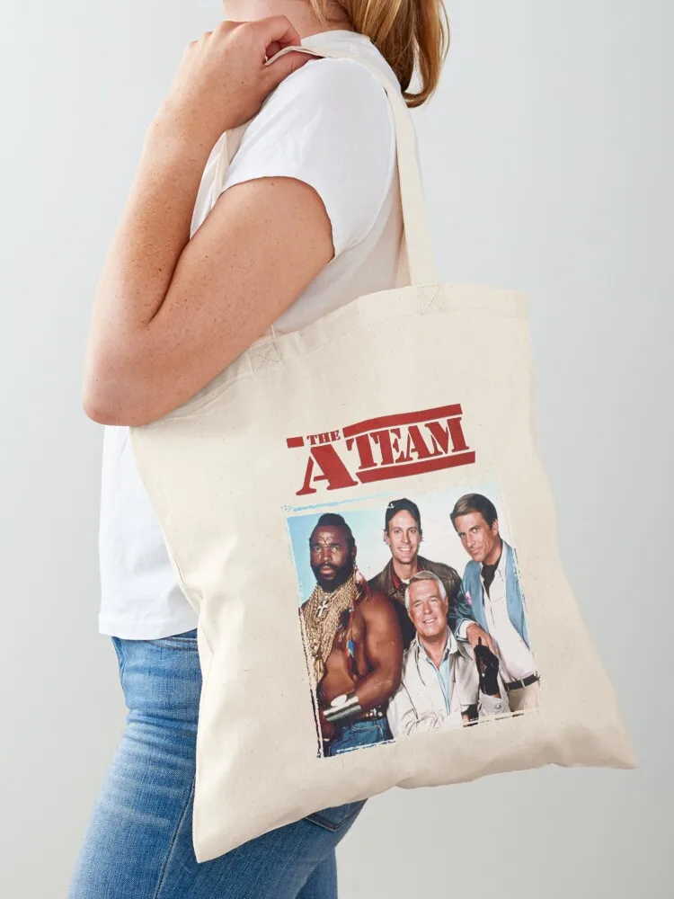 

Сумка-тоут The A-Team, многоразовые сумки для продуктов, экосумка, холщовая сумка, роскошная женская сумка