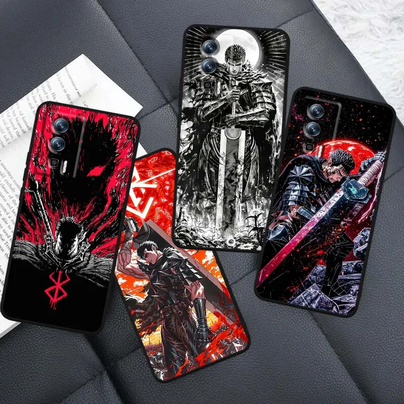 

Berserk Anime Cool Phone Case For Xiaomi Redmi 12 13C 12C 13 10C 9T A2 9A 9C 7A Note 10S 8T 10 9 8 Pro 4G 5G Black