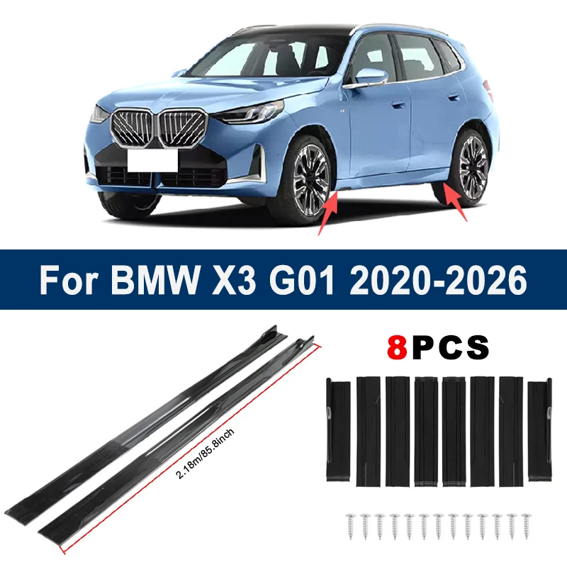 

Накладки-расширители боковых порогов (2,18 м) для BMW X3 G01 2020-2026 - Гоночные боковые спойлеры, аксессуары для тюнинга кузова автомобиля