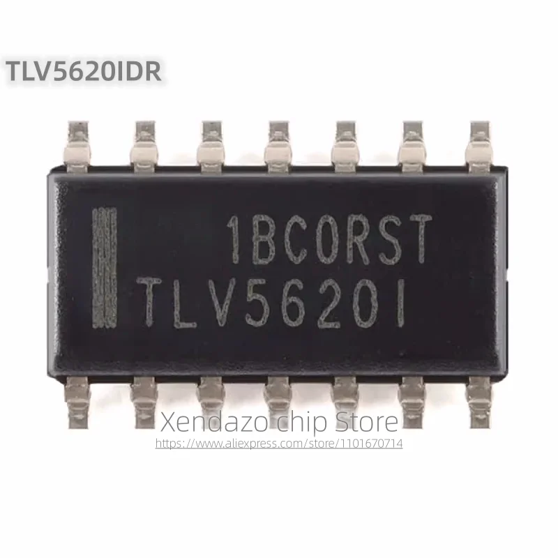 

5 шт./лот TLV5620IDR TLV5620I SOIC-14 посылка оригинальный 8-значный аналого-цифровой преобразователь чип