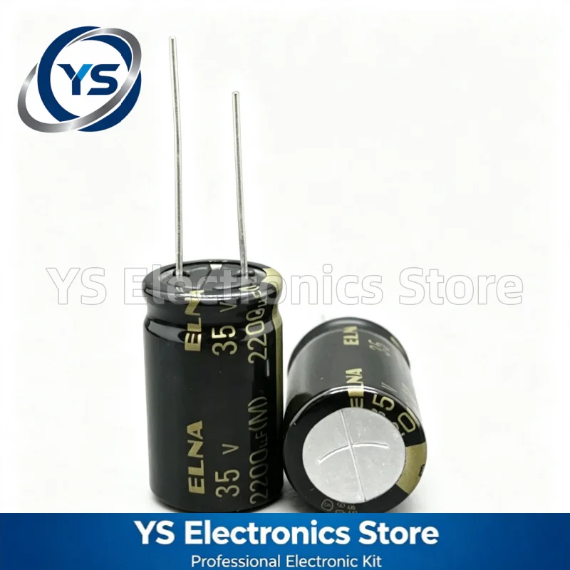 10-50pcs ELNA RA3 Series 35V2200UF 16x25mm RA3-35V222MJ6# 2200UF 35V 2200UF35V Audio Electrolytic Capacitor New Original 20%