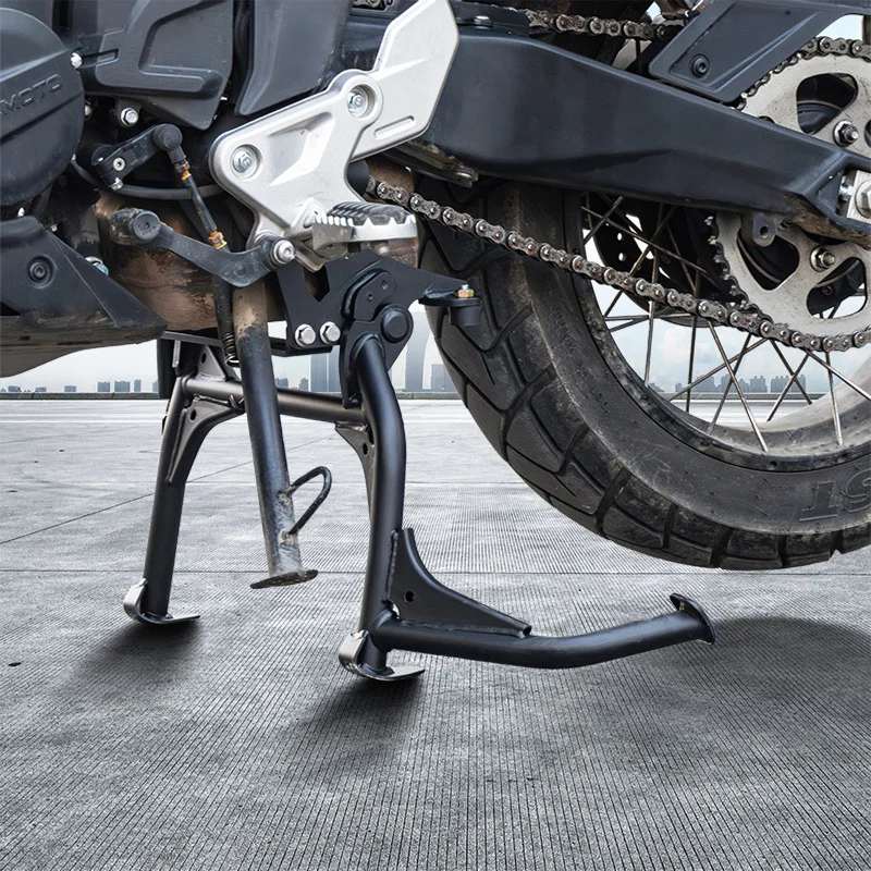 For CFMOTO 700MT 700 MT 2024-2026 Motorcycle Middle Kickstand Bracket Center Parking Stand Holder Parking Rack Accessories