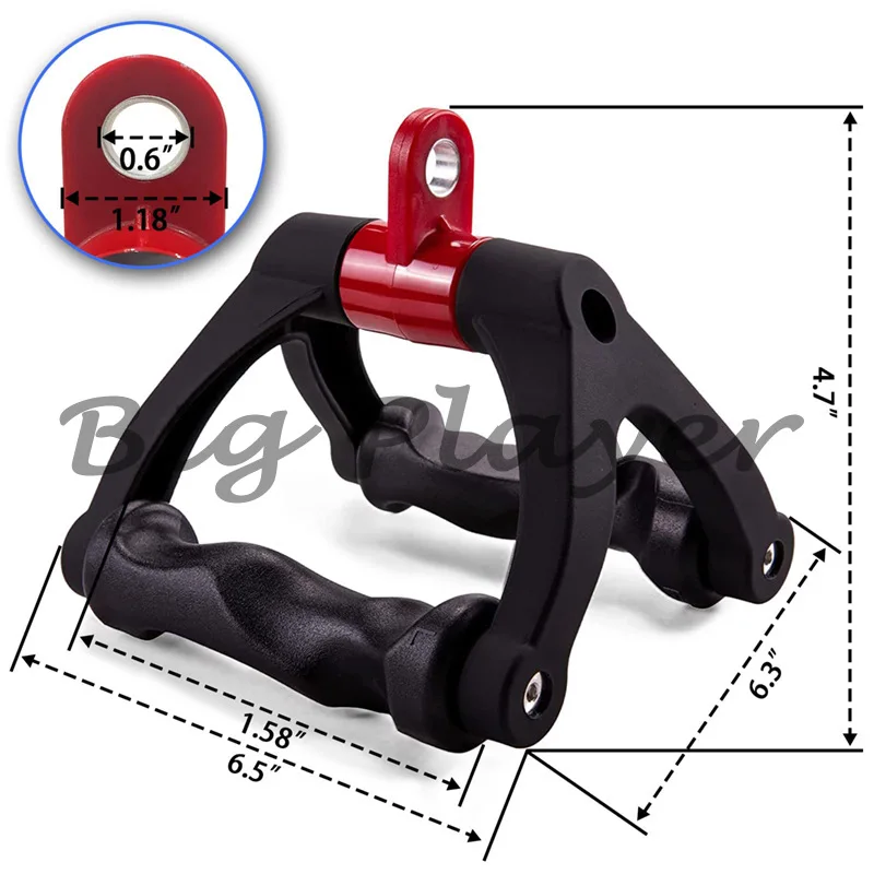 

V-shaped Handle Pull Back Big Bird Fitness Equipment Accessories Sitting Rowing Back Strength Training Narrow High Drop V