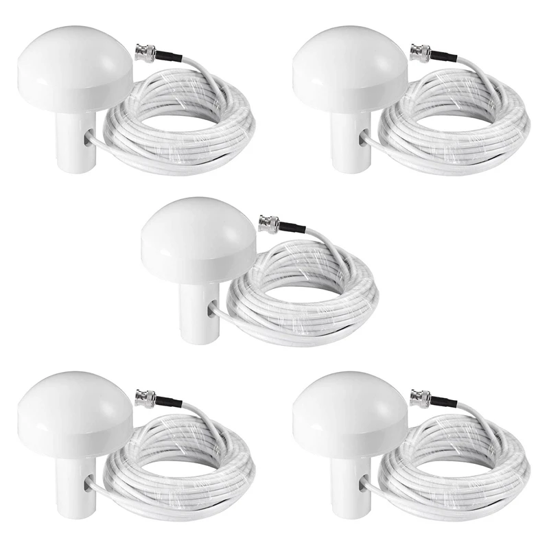 

5X Ship GPS Active Marine Navigation Antenna 10M BNC Male Plug Connector