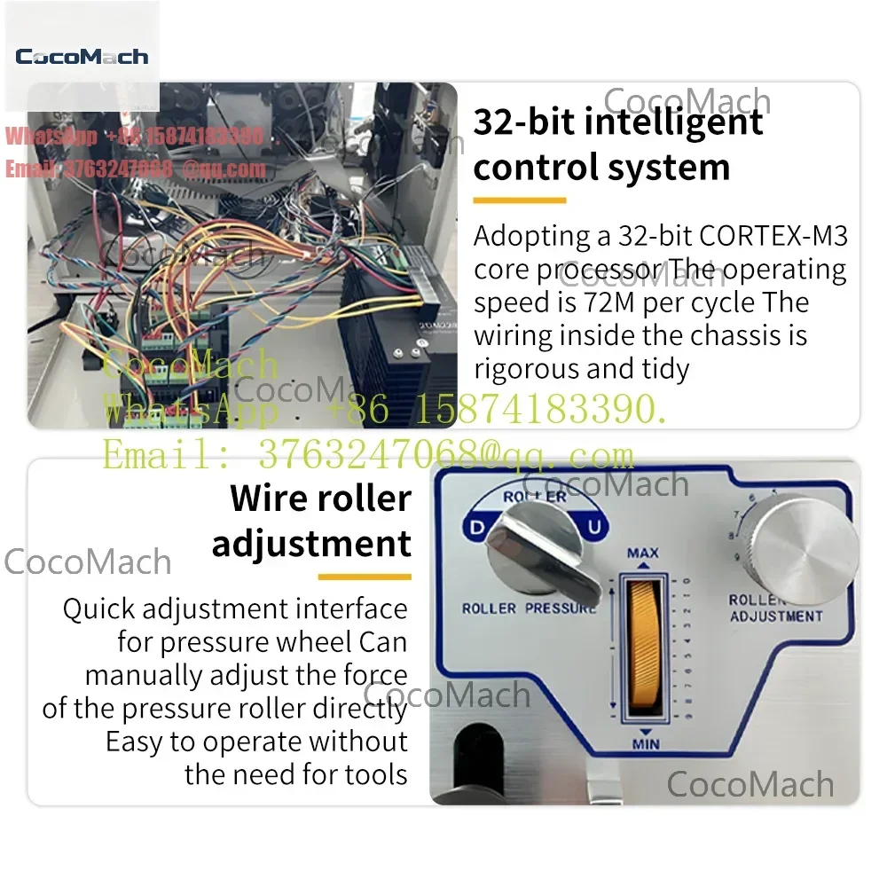 SWT608-YHT Computer Wire Stripping Machine 2-12mm Round Sheathed Cable Stripper 2-5 Core Professional Cable Peeling Machine