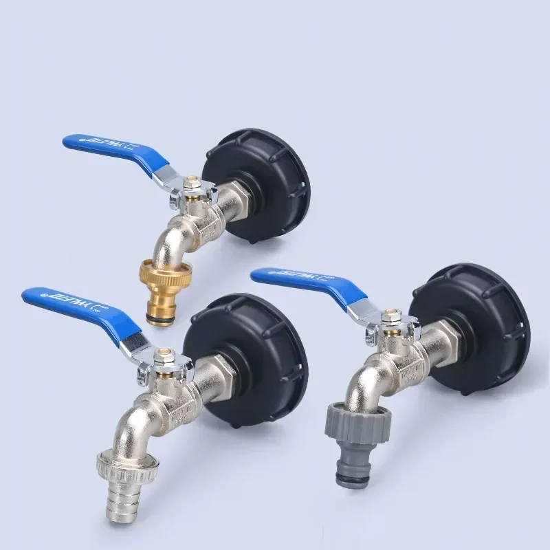 1000L IBC Water Tank Adapter Ton Barrel Fittings Faucet S60*6 Garden Hose Replacement Connector Water Pipe Quick Connection