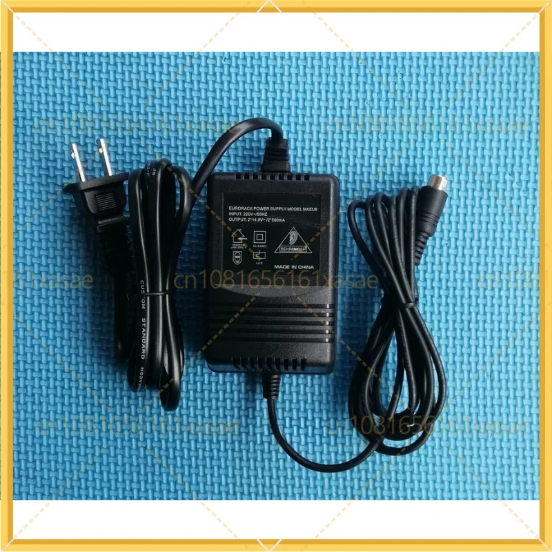 For Behringer MXEU8 Power Supply Adapter, Eurorack Mixer AC Adapter 2x14.5V 2*500mA QX UB XENYX1002FX 1202FX