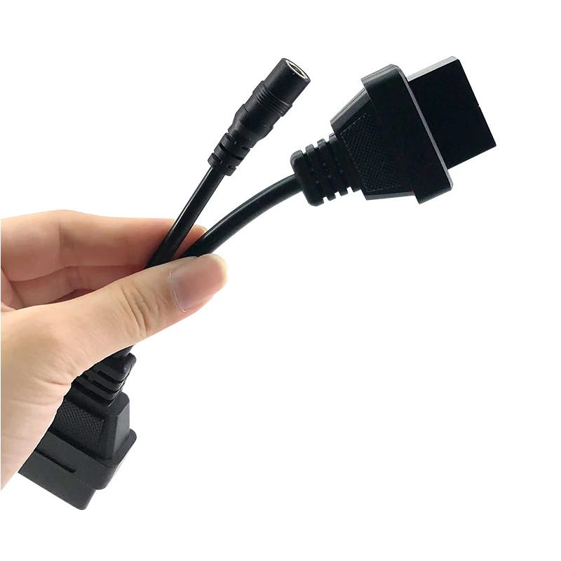 12 To 16P OBD for Mitsubishi 12 Pin Cable Connector To 16 Pin 0DB OBDII Diagnostic Cable for Mitsubishi 12Pin OBD2 Connector