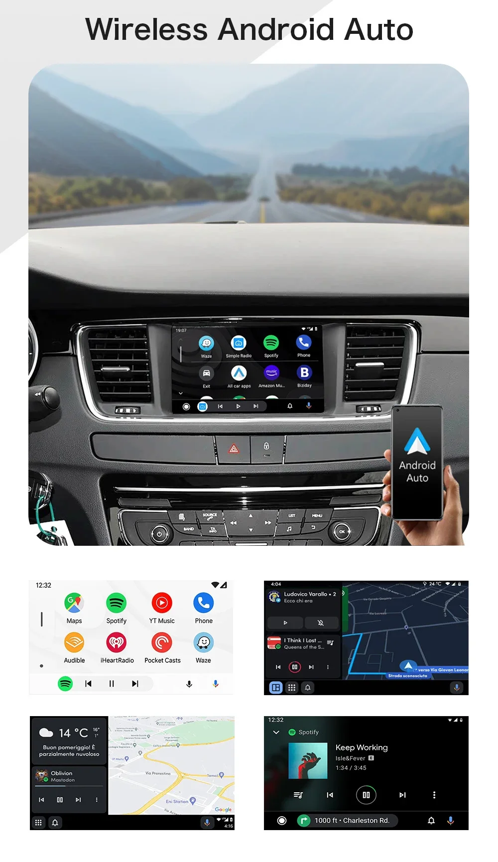 Kabelloser CarPlay-Adapter Android Auto für Peugeot & Citroen SMEG 208 308 508 3008 & C4 DS3 DS5 unterstützt Rückfahrkamera-Box – Detail 8