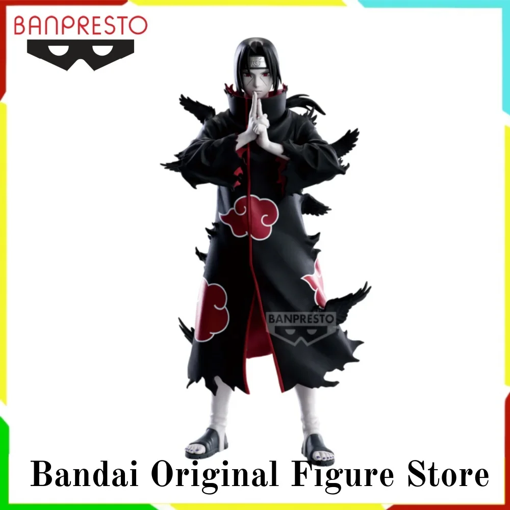 Original Banpresto Naruto Anime Uchiha Itachi Noir Edge Collection Action Figurine Toys PVC Model Figuarts Collection