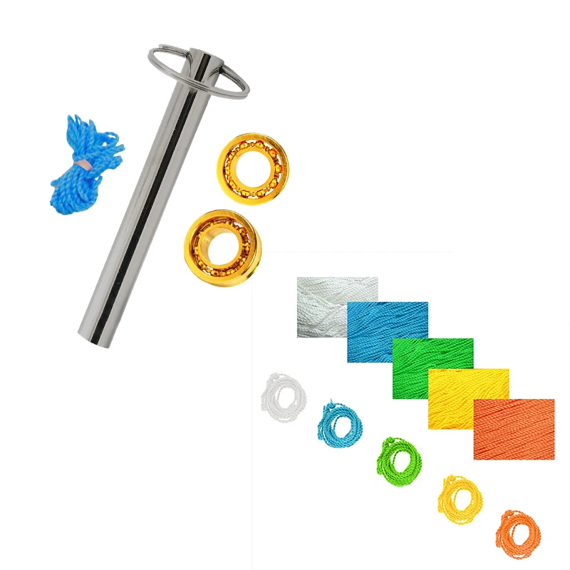 

Magicyoyo 1 комплект, 2 металлических шариковых подшипников Yoyo 10 + съемник подшипников и 25 шт., профессиональные струны Yoyo из 100% полиэстера для отзывчивых