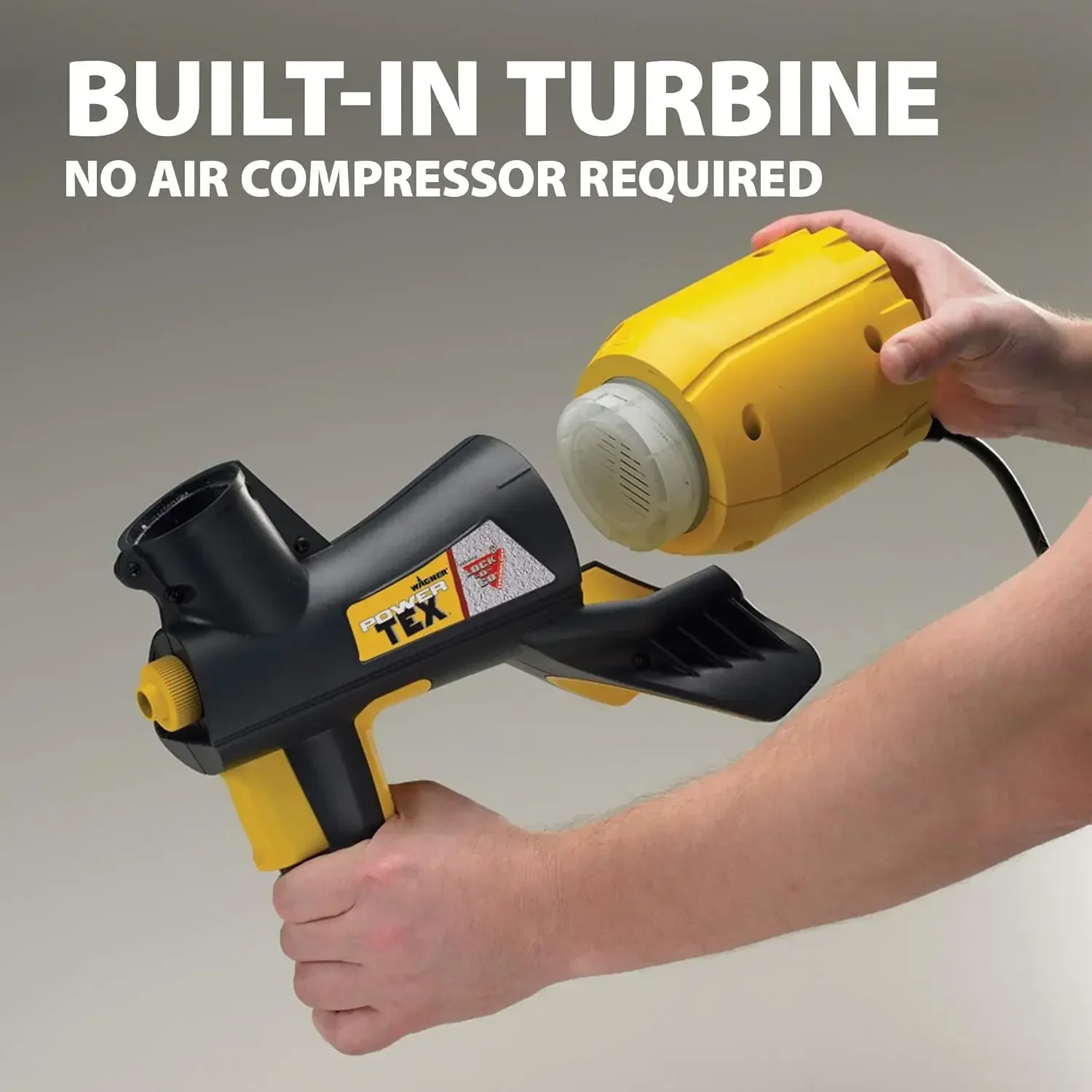 Spraytech 0520000 Power Tex Electric Corded Texture Sprayer, Sprays 3 Textured Patterns - Popcorn, Knockdown, and Orange Peel, 1