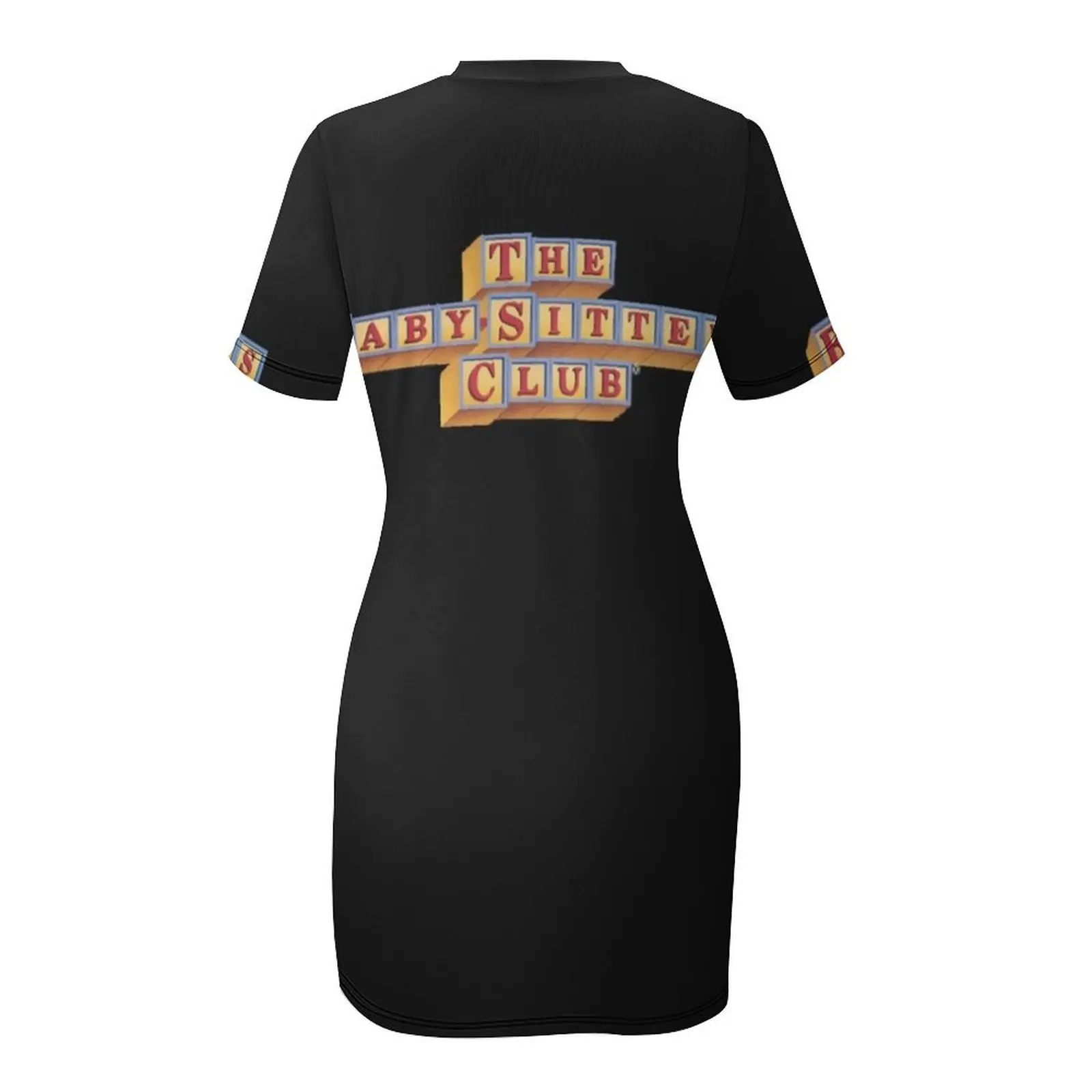 ベビーシッターズクラブロゴクラシック tシャツ半袖ドレス花嫁ドレス女性のイブニングドレス 2025