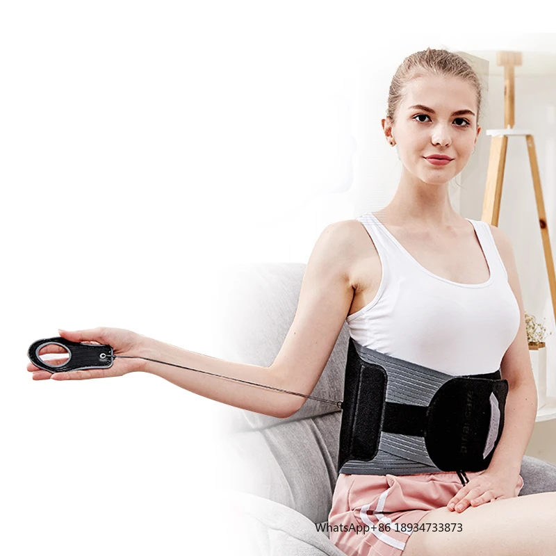 New Invented waist support elastic spinal brace waist decompression belt for herniated disc