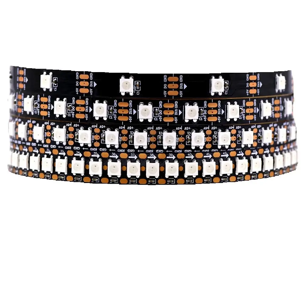 Ws2812b Ws2811 Ws2815 Ws2813 Rgbic Led Strip Lights 30/60/144 Pixels Per Meter Individually Addressable Lights Dc5v/12v