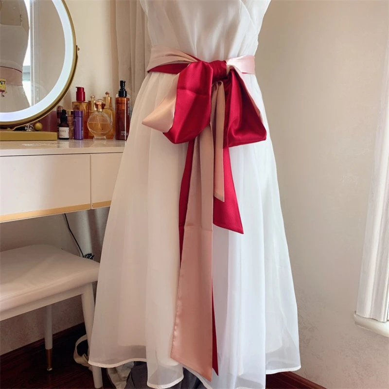 

9,5 см атласный шелковый бант корсет на талии широкий декоративный пояс шикарное женское вечернее платье Декор аксессуары