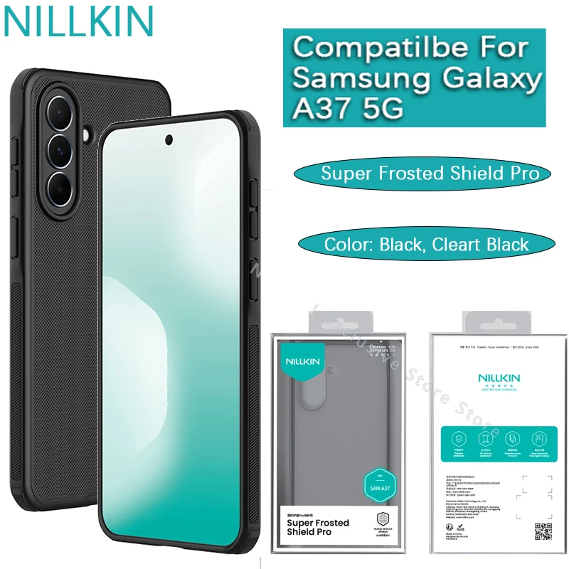 

Чехол Nillkin для Samsung Galaxy A37 5G Super Frosted Shield Pro, пластиковый, жесткий, с защитой от ударов, с воздушной подушкой