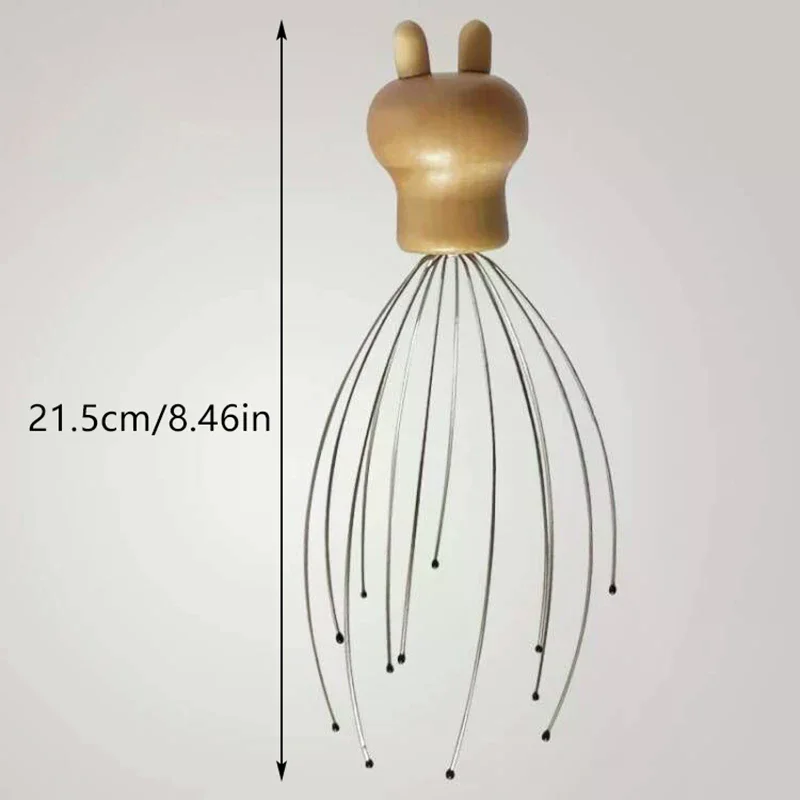 Head Massager Head Scratching Octopus Scalp 12 Paw Non Soul Extractor Divine Head Relaxing For Extracting Hair Healthy Care