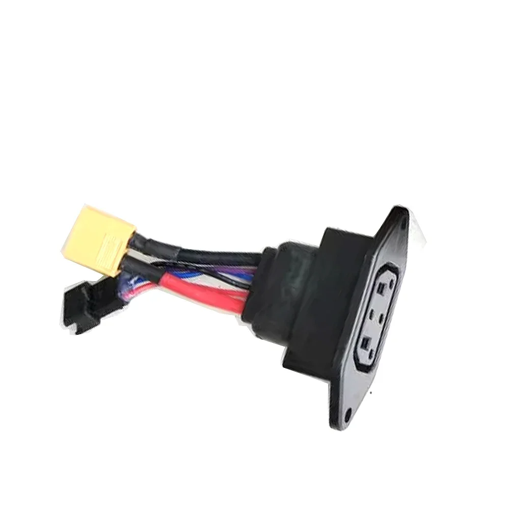 For Super Soco TC TS TSX CU DU RU Lithium Battery Connector Charger Socket Line Circular Line Square