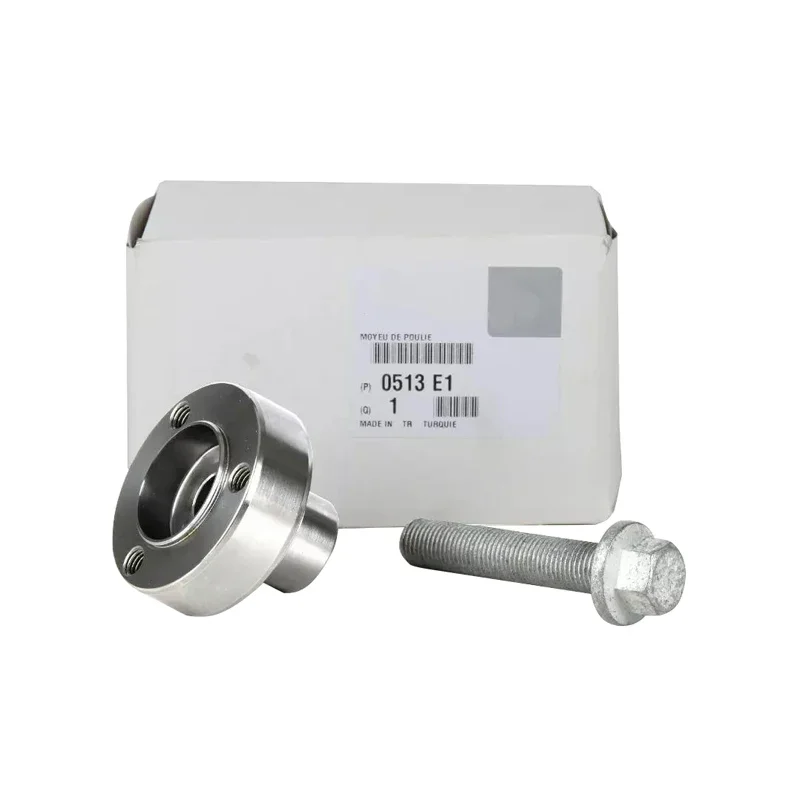 Brandneue Original-Kurbelwellen-Riemenscheibennabe mit Schraube 0513E1 für Peugeot 3008 308 408 RCZ DS5 Citroen C4L 1.6T