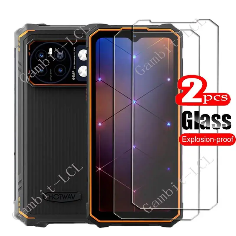 2PCS FOR HOTWAV Cyber 13 Pro 6.6 Tempered Glass Protective ON HOTWAVCyber13 Cyber13Pro Cyber13 13Pro Screen Protector Film Cover