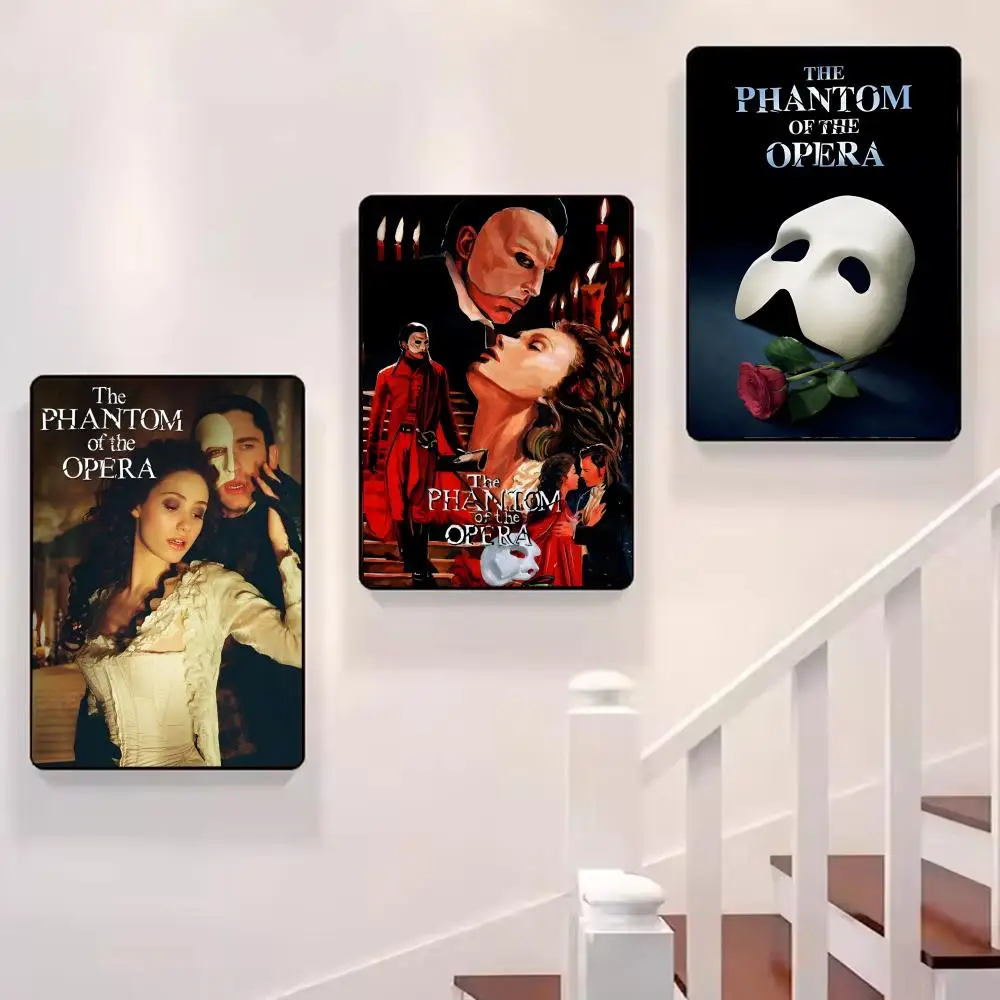 ملصق قماشي للخط فانتوم أوف ذا أوبرا: خالي من التجاعيد ومقاوم للماء ومتين لجميع الفضاء لتزيين الحائط