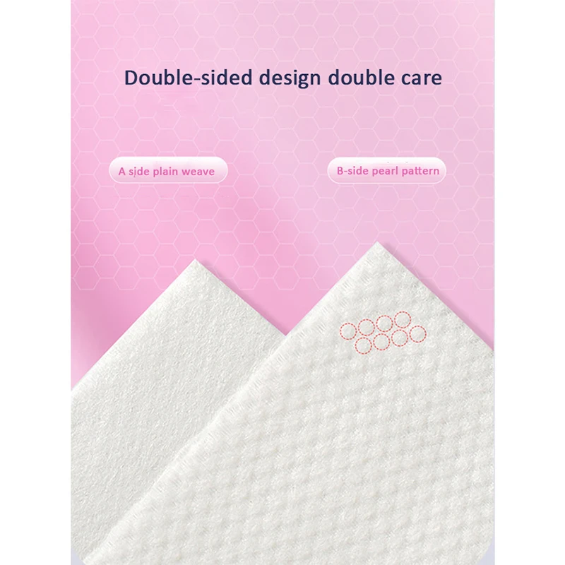 Toalla de limpieza Facial desechable, paño suave de algodón grueso, paño de lavado para el cuidado de la piel, rollo de pañuelos, 40 hojas