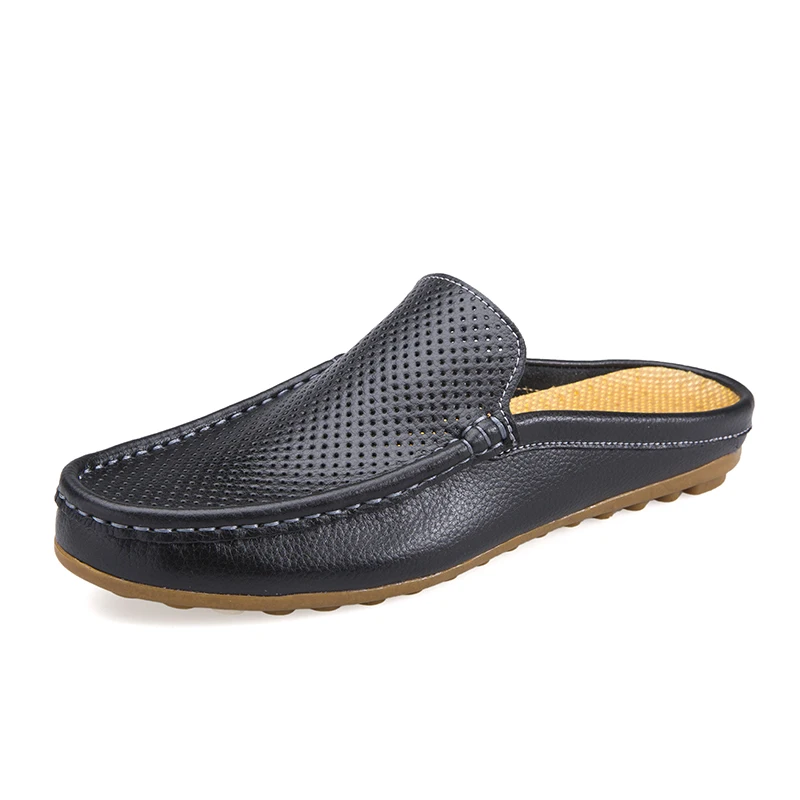 

Summer Men's Breathable Casual Loafers Fashionable Spring Season round Toe Synthetic Leather Upper Rabbit Fur Lined Slip-On S...