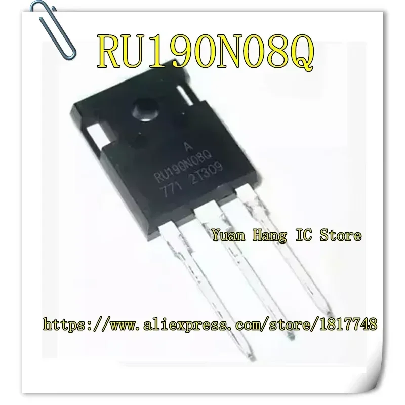 10 unids/lote RU190N08Q 190N08Q 80V 190A TO-247 puede reemplazar directamente irfp2907 nuevo original