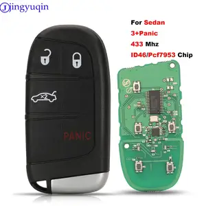 Jingyuqin-smart مفتاح السيارة عن بعد ، 2 ، 3 ، 4 ، 5 أزرار ، 433 ميجا هرتز ، PCF7953 ، رقاقة ID46 لرحلة مسابقات رعاة البقر 2013-2018 ، أصلي أعلى 8 مبيعات لسماعات دودج جرني - رقم 7